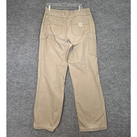Columbia Pants‎ Mens 36 Beige Chino Cargo Carpenter Utility Chino Pants Outdoors - Picture 10 of 15